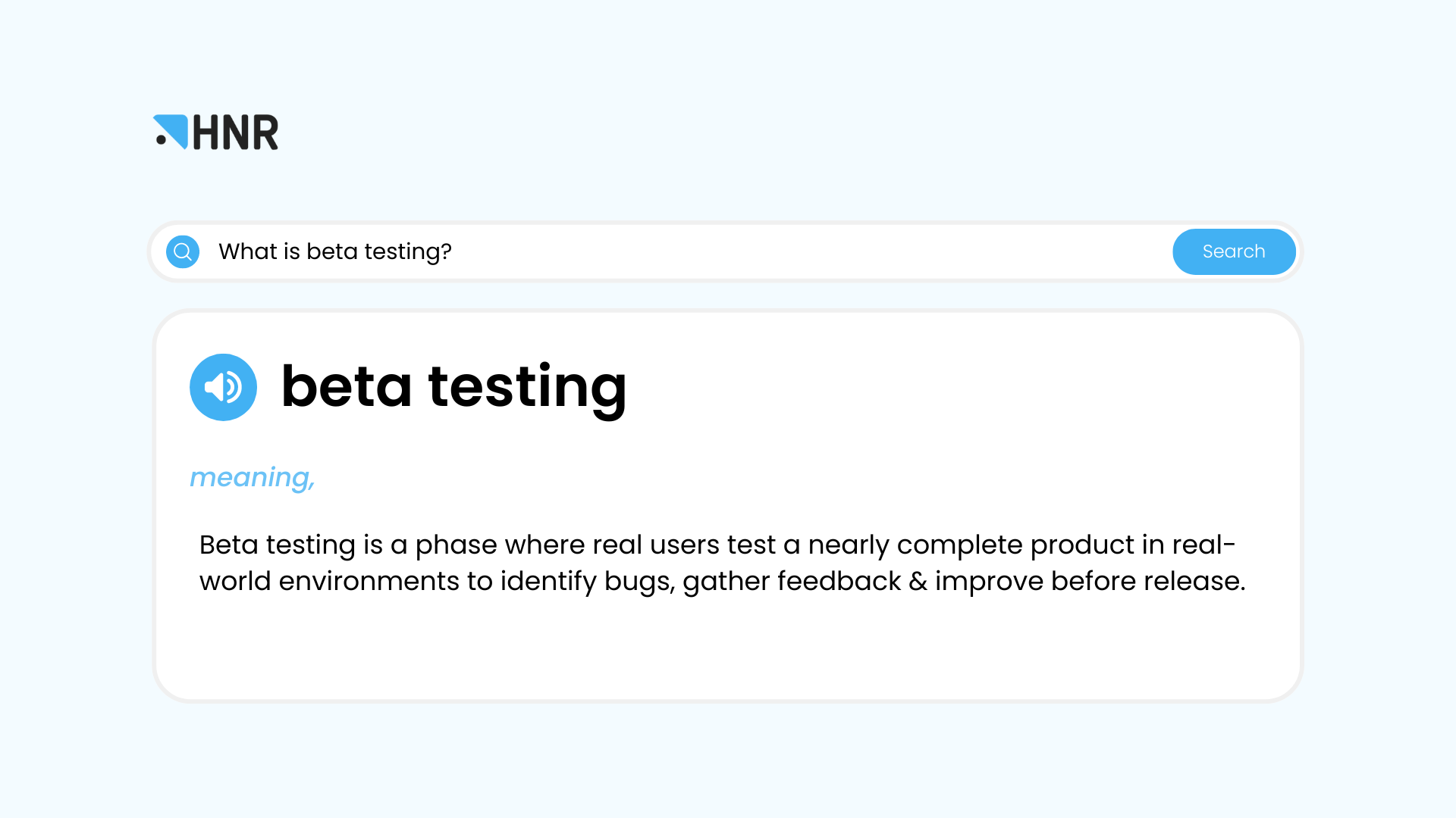 What is beta testing
