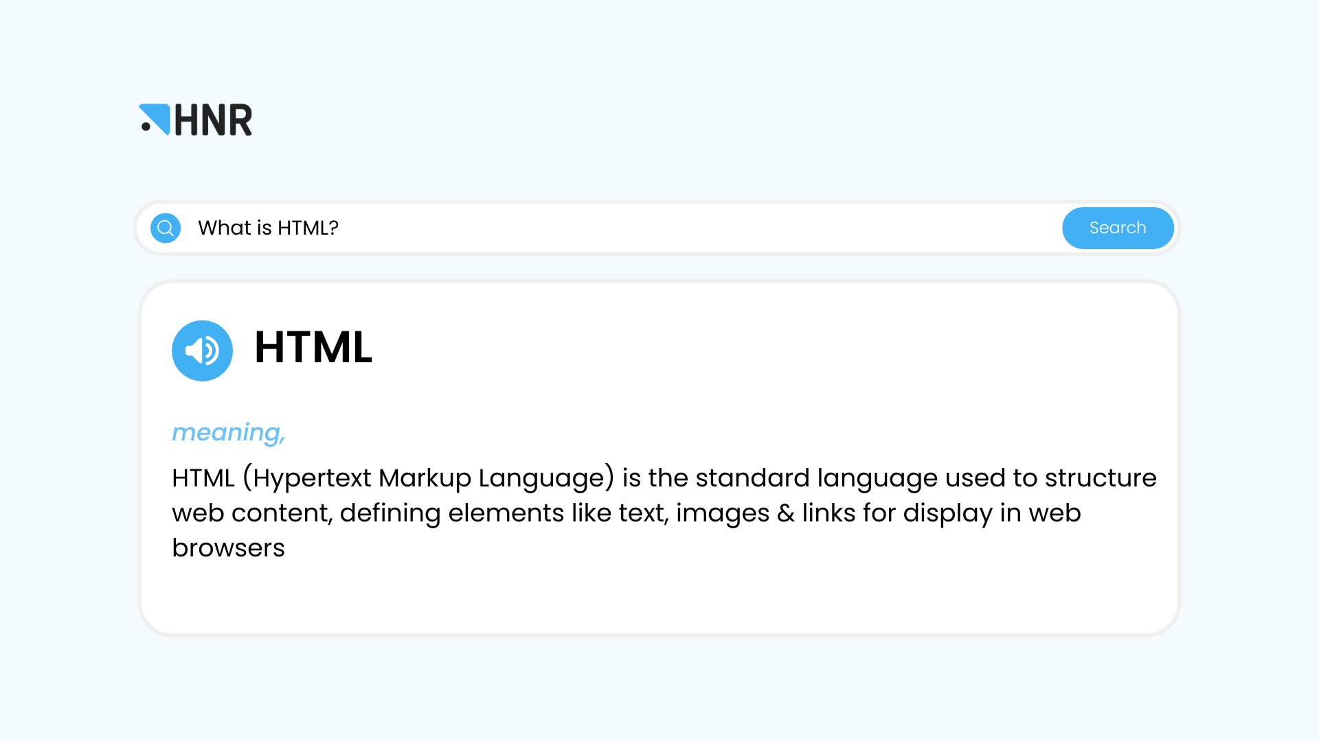 What is HTML