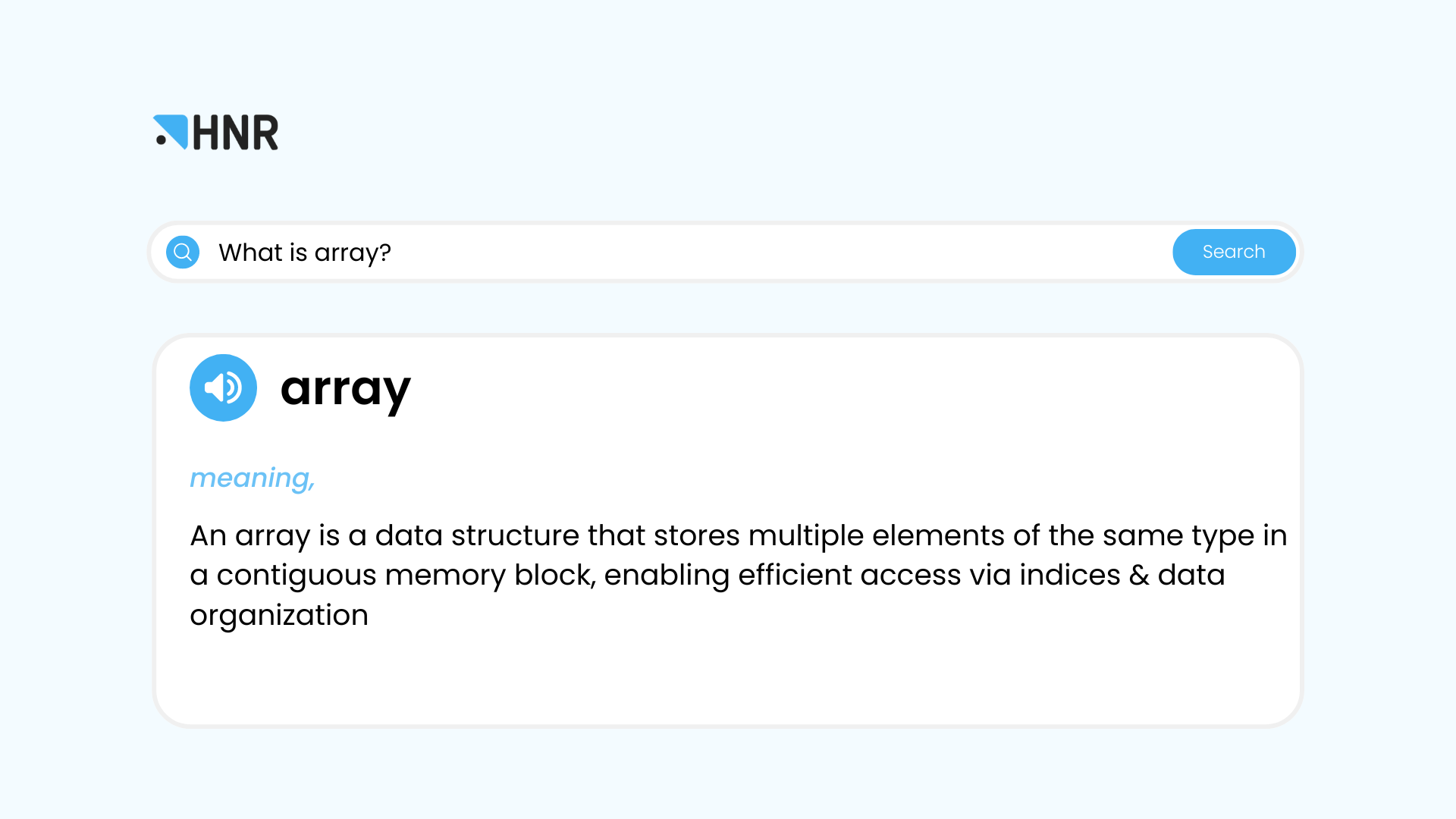 What is array