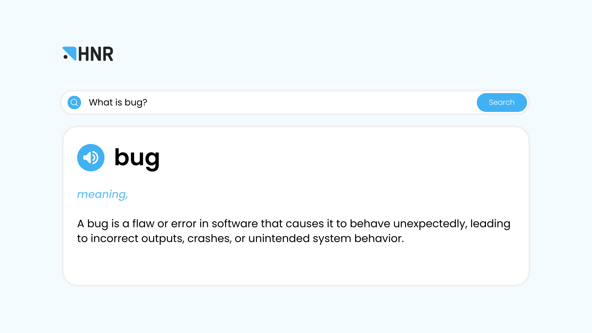 What is a bug