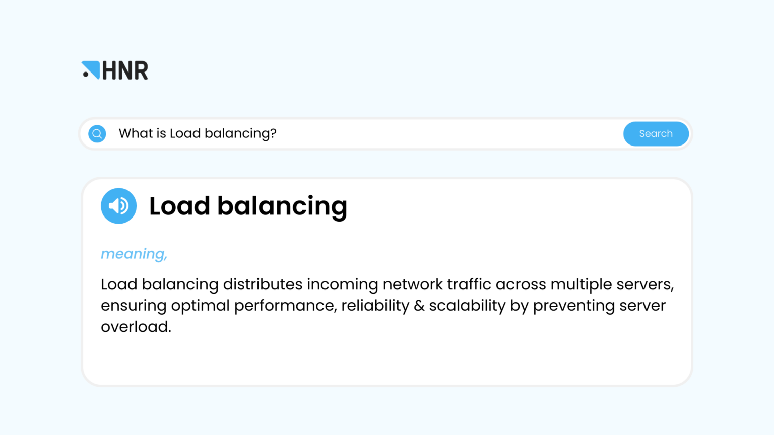 Expand Loading Load Balancing - HNR Tech